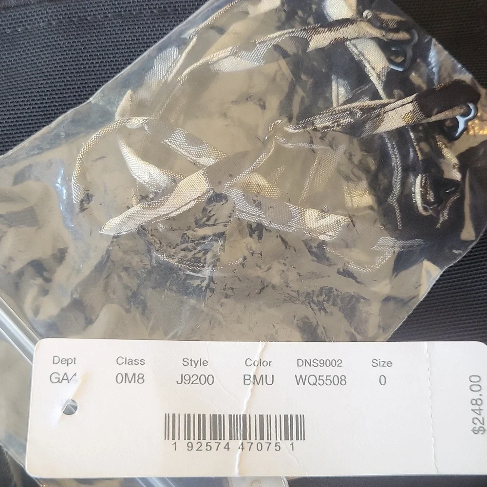 J. Crew Collection Animal Print Optional Spaghetti Strap Strapless Dress, Size 0 - Picture 8 of 16